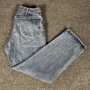 Vintage Rustler  Straight Jeans Mens 34x30 Blue Light Wash Cotton Denim 90s